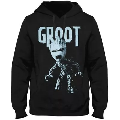 Buy Guardians Of The Galaxy - Angry Groot Black Hoodie S • 43.19£