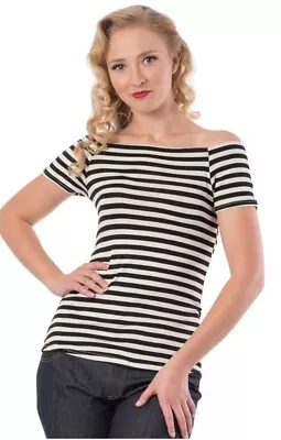 Buy Rock Steady Pinup Girl Top Rockabilly Plus Size Clothing • 9.47£