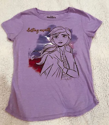Buy Disney Frozen 2 Destiny Awaits Purple Girl’s Shirt Size XL (14-16) • 5.53£