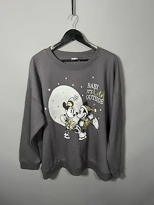 Buy DISNEY CHRISTMAS Jumper - Size XXL 2XL - Grey - NEW WITHOUT TAGS - Men’s • 24.99£