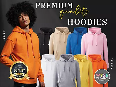 Buy Premium Quality Organic Hoodies In Various Colours And Sizes - Wholesale Prices • 29.99£