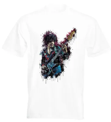 Buy Phil Lynott Thin Lizzy Abstract T Shirt Gary Moore • 13.95£