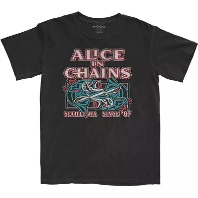 Buy Alice In Chains Totem Fish Official Tee T-Shirt Mens • 15.99£