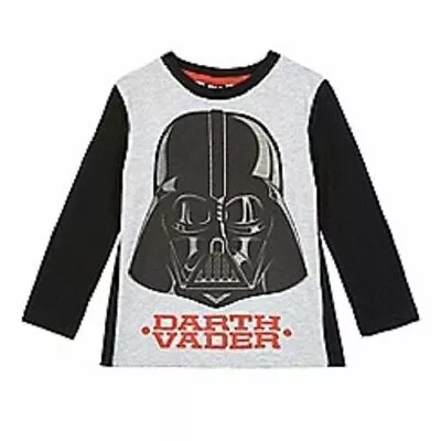 Buy Boys Star Wars T Shirt Kids Children's Age 3-4 Years Detachable Cape Darth Vader • 7.99£