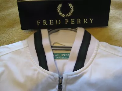 Buy Vintage Green Label Fred Perry White Women's Monkey Jacket. More Listed. • 29.99£
