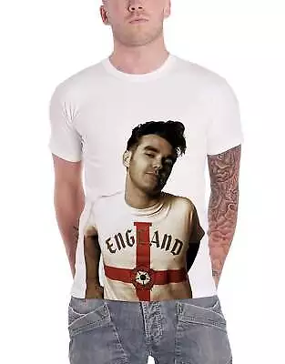 Buy Morrissey T Shirt Glamorous Glue Logo New Official Mens White • 17.95£