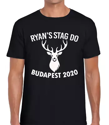 Buy Stag Party T Shirts Mens Stag Do Tops Personalised Names Custom Print Funny D-11 • 10.99£