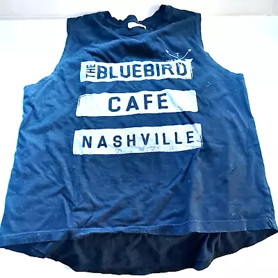 Buy The Bluebird Cafe Nashville, TN Sleeveless T-Shirt  Blue Women's L • 13.73£