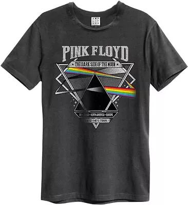 Buy Amplified Floyd Dark Side Of The Moon Tour Mens Charcoal T Shirt • 19.95£