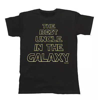 Buy The Best UNCLE In The Galaxy Mens ORGANIC T-Shirt Family Gift Birthday Eco Tee • 8.99£