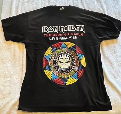 Buy Iron Maiden Official Book Of Souls Live Chapter T-shirt 2017 XL • 9.99£