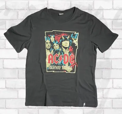 Buy AC/DC Band Merch Rock N Roll Music Men’s T-Shirt Large VINTAGE GRAPHIC PRINT TEE • 18.57£