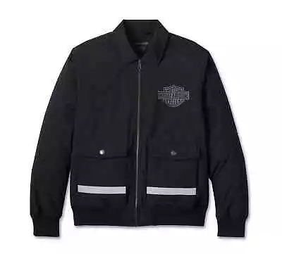 Buy Harley Davidson Men's Garage Jacket - Black Beauty 97420-24VM • 246.99£