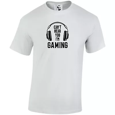 Buy Gamer Gaming T-shirt Can't Hear You I'm Gaming Gift All Sizes Adults & Kids • 9.99£