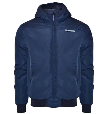 Buy Lambretta Bomber Jacket Navy RRP £70 Clearance Save 65% Small Fit Pls Go Up Size • 19.99£