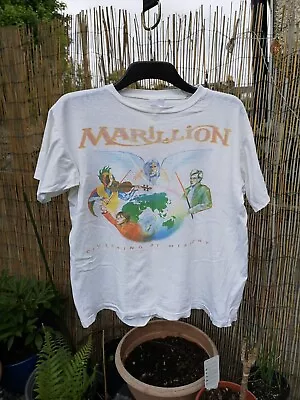 Buy Vintage Marillion Clutching At History European Tour 1987 T Shirt Rock Band Fish • 9.99£