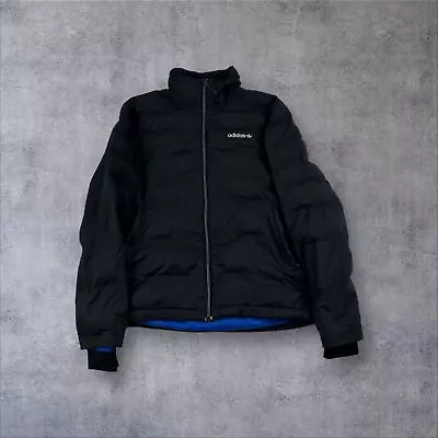 Buy Adidas Originals Padded Jacket Coat Navy Small • 14.99£