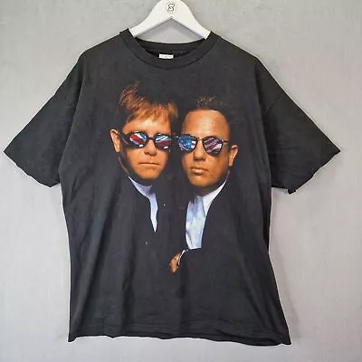 Buy Elton John Billie Joel 1994 T-Shirt Mens XXL Black Face To Face Summer Of 94 • 49.99£