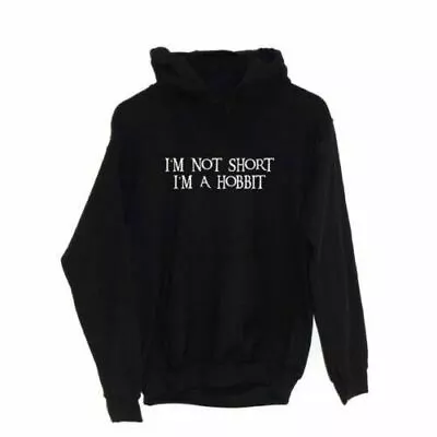 Buy I'm Not Short I'm A Hobbit | Hoodie Lord Of The Rings Clothing Gift Funny • 28.99£
