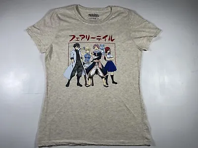Buy Gray Medium Fairy Tail Funimation Hiro Mashima Women Shirt Kodansha Anime 2 Side • 14.68£