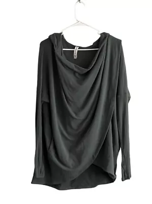 Buy Athleta Hoodie Women's Large Green Purana Wrap Sweatshirt Pullover Long Sleeve • 19.27£