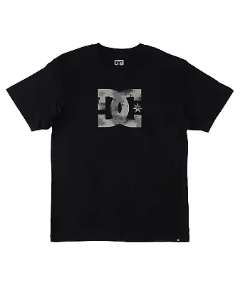 Buy Dc Shoes Mens T Shirt.new Star Logo Fill Black Cotton Skater Top T Shirt W23 • 26.99£