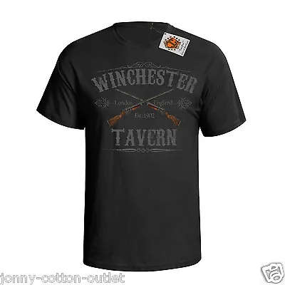 Buy WINCHESTER TAVERN Mens ORGANIC Cotton T-Shirt Zombie Inspired Shaun Of The Dead • 13.99£