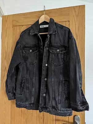 Buy Zara Denim Oversized Jacket Size XS • 15£