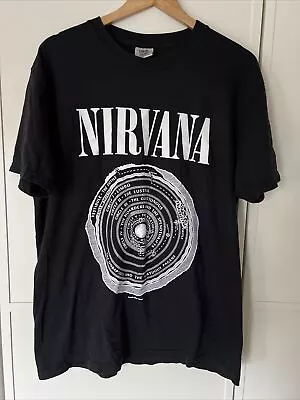 Buy Nirvana T Shirt Large Bleach 1989 NEW • 34.99£