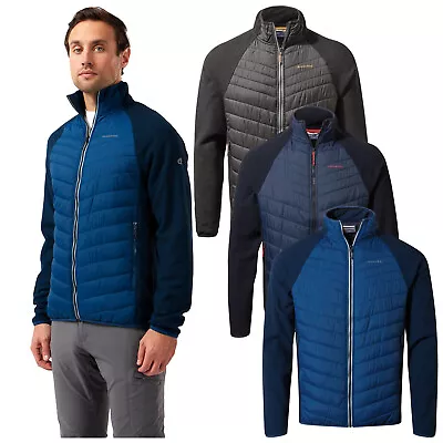 Buy Craghoppers Mens Colby Hybrid Jacket Insulated Lightweight Packable Full Zip • 29.95£