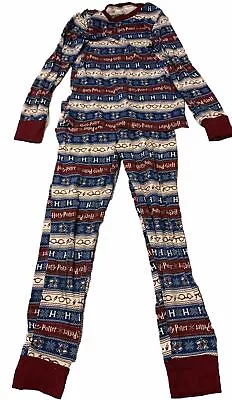 Buy Harry Potter Size M Two Piece Top And Pants PJ Set Nightwear Sleepwear (E2) • 9.65£