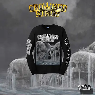 Buy Crowned Kings - Sea Of Misery LONGSLEEVE M MADBALL TERROR HATEBREED 100DEMONS  • 12.99£