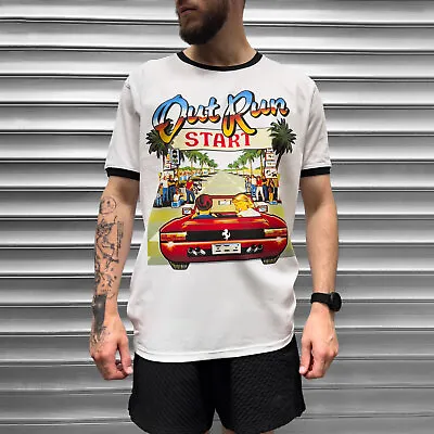 Buy Out Run Retro Gaming Mens T Shirt Vintage Arcade 80s  • 19.99£