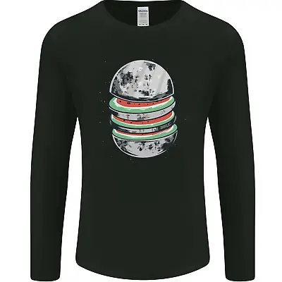 Buy Watermelon Moon Space Planets Mens Long Sleeve T-Shirt • 11.99£