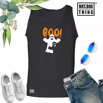 Buy Boo Vest Ghost Witch Trick Or Treat Halloween Scary Xmas Fans Gift Men Tank Top • 9.99£