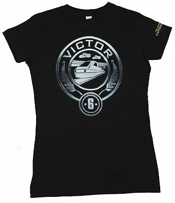 Buy Hunger Games Juniors Girls T-Shirt - District 6 Victor Monorail Logo • 10.42£