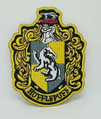 Buy Harry Potter Hufflepuff Embroidered Iron On Sew On Patch Badge For Clothes Etc • 2.89£