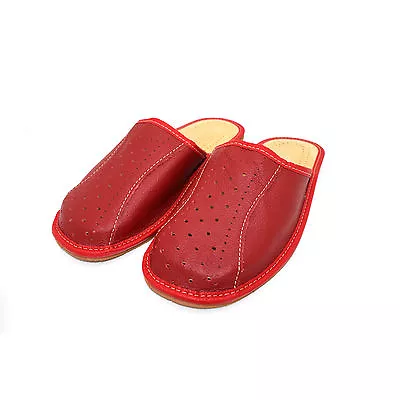 Buy 100% Genuine Leather Suede Slippers For Mens Top Quality 6, 7, 8, 9, 10, 11, 12 • 10.99£
