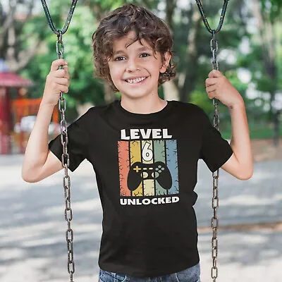 Buy Personalised Kids Birthday Gaming T-shirt - Personalised Age, 100% Cotton  • 9.95£