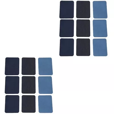 Buy 2 Pack Applique Patches For Clothing Paste Jacket Jean Denim Rectangle • 10.78£