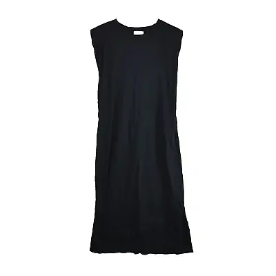 Buy Witchery Shift T-Shirt Dress Womens Size S Black 100% Cotton Sleeveless Basic • 15.77£