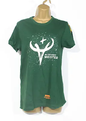Buy Jagermeister T-Shirt Medium 12 Green Short Sleeve Cotton German Liqueur Womens • 13.99£