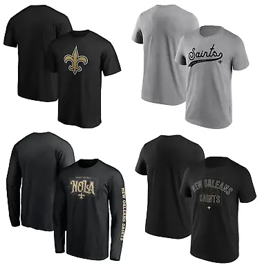 Buy New Orleans Saints T-Shirt Men's NFL American Football Fanatics Top - New • 11.99£