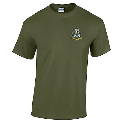 Buy OFFICIAL 17th/21st Queens Royal Lancers Embroidered T-Shirt • 18.95£