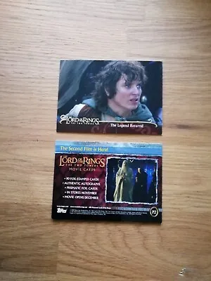 Buy Lord Of The Rings Two Towers Promo Trading Card P2 • 2.57£