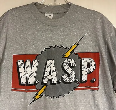 Buy VTG WASP T Shirt 1984 XL Rare Metal Ozzy Iron Maiden Judas Priest W.A.S.P. Ratt • 269.85£