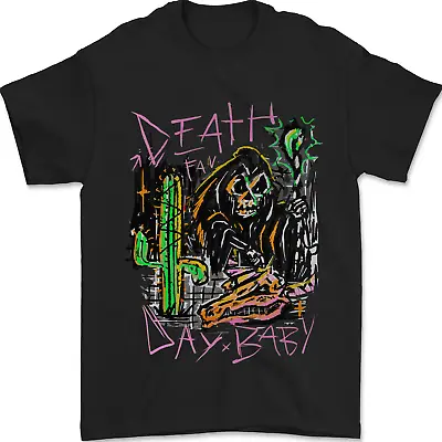Buy Death Day Halloween Grim Reaper Mens T-Shirt 100% Cotton • 7.99£