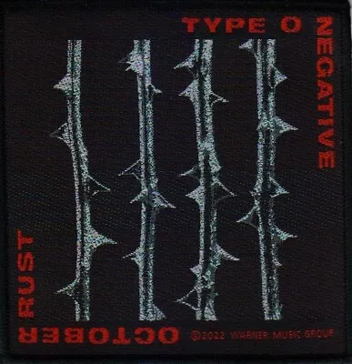 Buy Type O Negative October Rust Patch Official Gothic Metal Band Merch • 5.63£