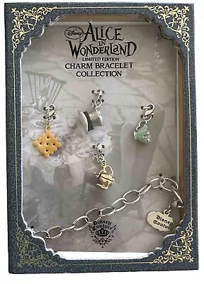 Buy Disney Couture Alice In Wonderland Limited Edition Charm Bracelet Collection NEW • 27.02£