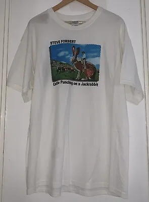 Buy Gildan T Shirt - Xl - Genuine - Steve Forbert T-shirt - White - Cattle Punching • 12.50£